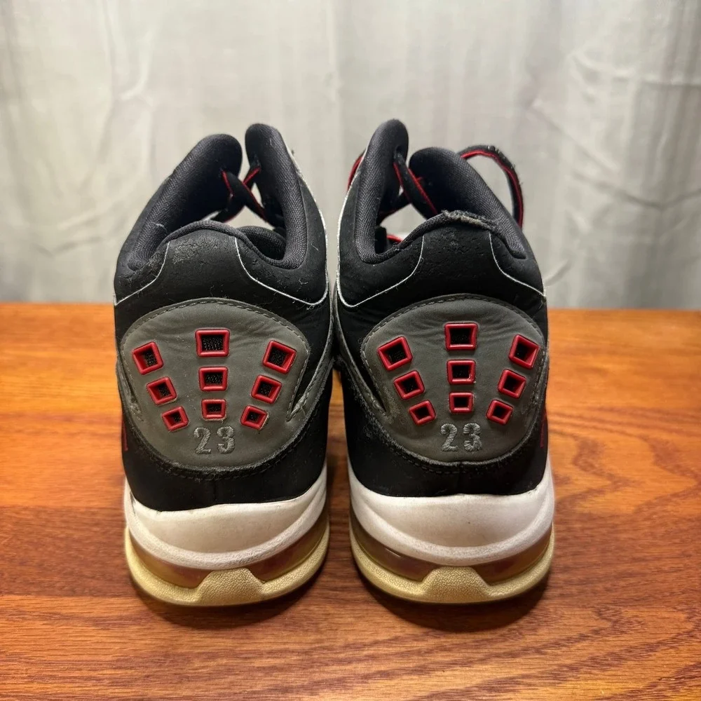 Jordan Flight Club 91 Mens Basketball Shoes Black Grey Red‎ Sz 8